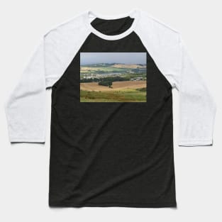 Linlithgow landscape of loch and Palace Baseball T-Shirt